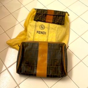 FENDI Crossbody/Shoulder Bag w/ Matching Wallet Set